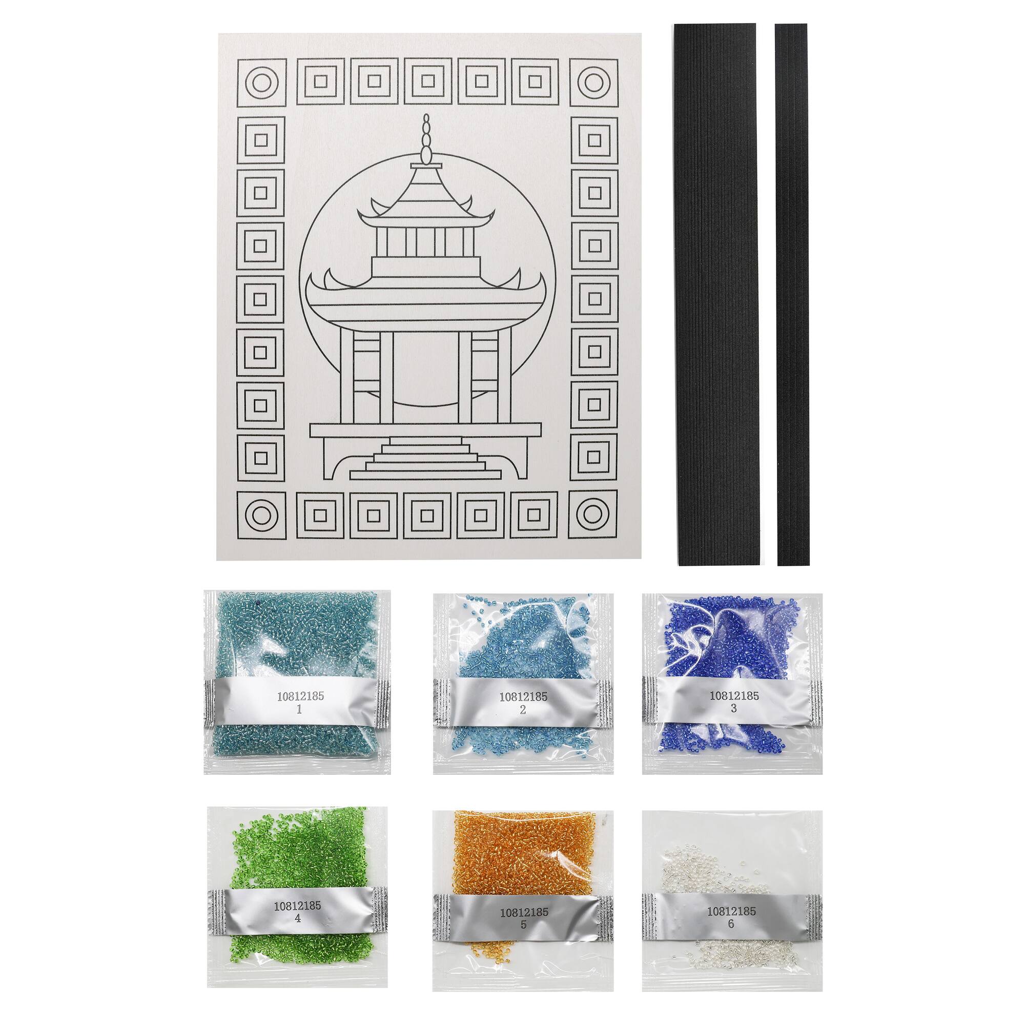 Jonathan Adler x Michaels 8" x 10" Pagoda Bead Art Kit